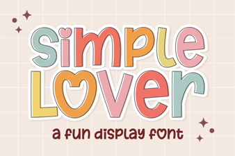 Simple Lover Font: Elegant Typography for Creative Designers