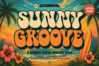 Sunny Groove Font: Vibrant Free Display Typography for Creative Projects