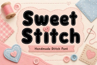 Sweet Stitch Font: Creative Design Ideas for Crafty Projects