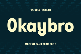 Okaybro Font - Free Sans Serif Font Download