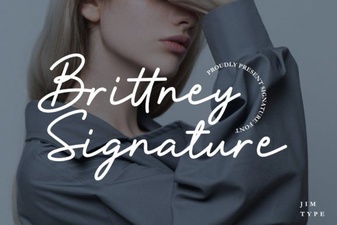 Elegant Brittney Signature Font for Modern Creative Projects